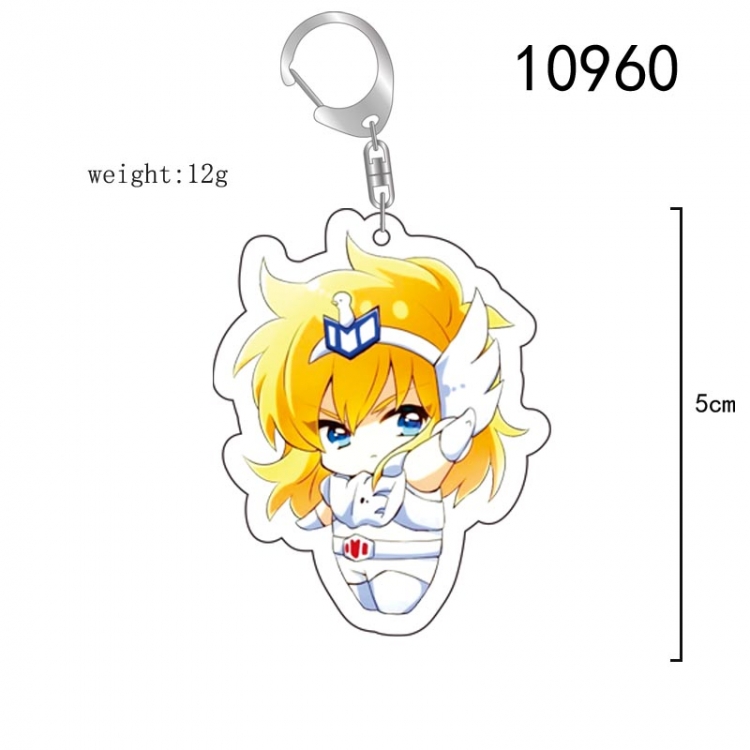 Saint Seiya Anime acrylic Key Chain  price for 5 pcs 10960