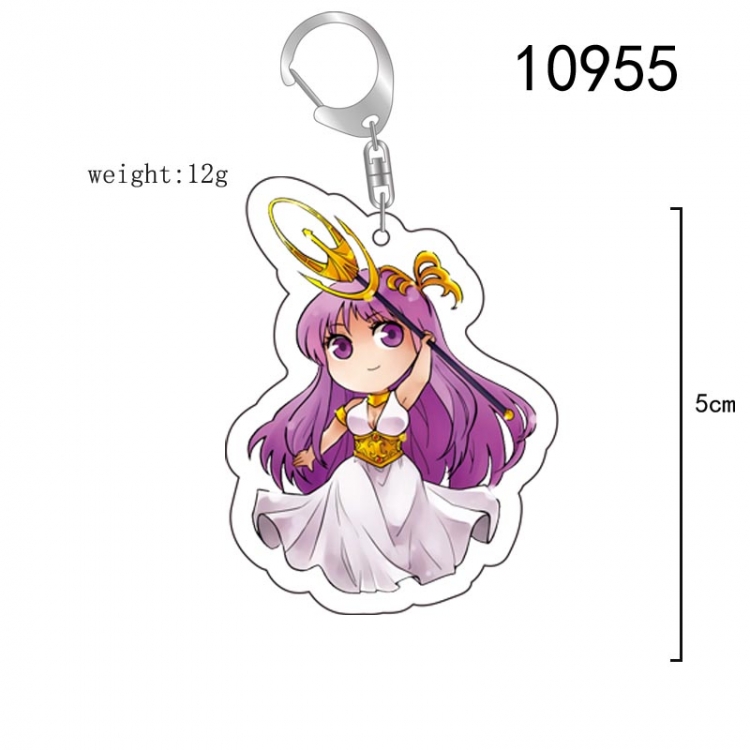 Saint Seiya Anime acrylic Key Chain  price for 5 pcs 10955