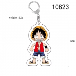 One Piece Anime acrylic Key Ch...