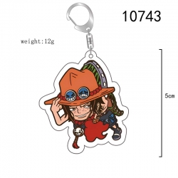 One Piece Anime acrylic Key Ch...