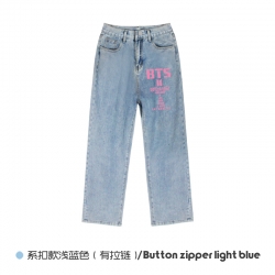 BTS  Elasticated No-Zip Denim ...