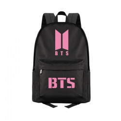 BTS Anime Print Zipper Canvas ...