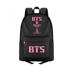 BTS Anime Print Zipper Canvas ...