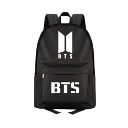 BTS Anime Print Zipper Canvas ...