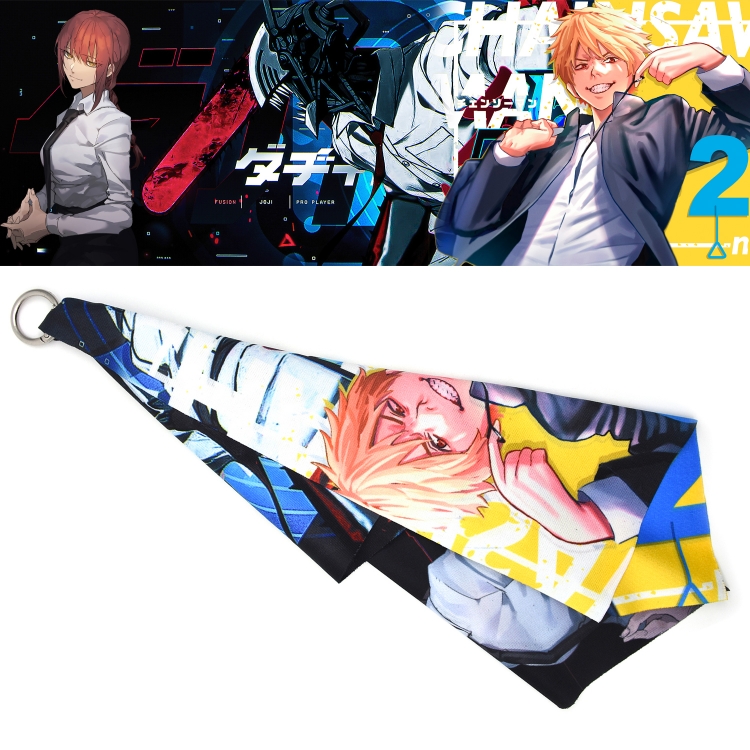 Chainsaw Man  Anime Surroundings Small Square Pendant 20X60CM price for 5 pcs