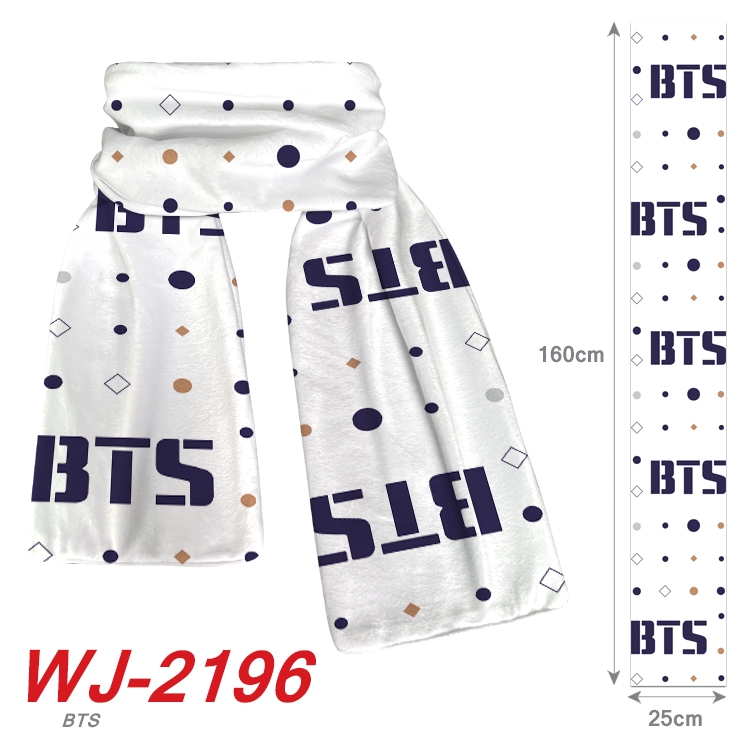 BTS Anime plush impression scarf  WJ-2196