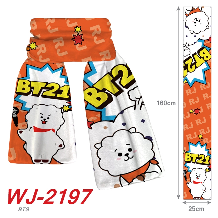 BTS Anime plush impression scarf   WJ-2197