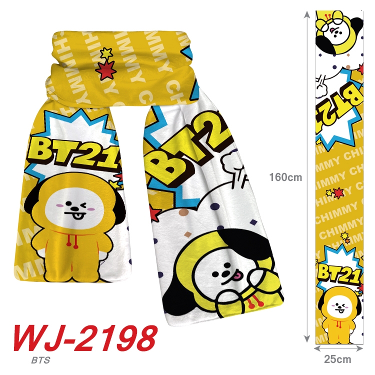 BTS Anime plush impression scarf WJ-2198