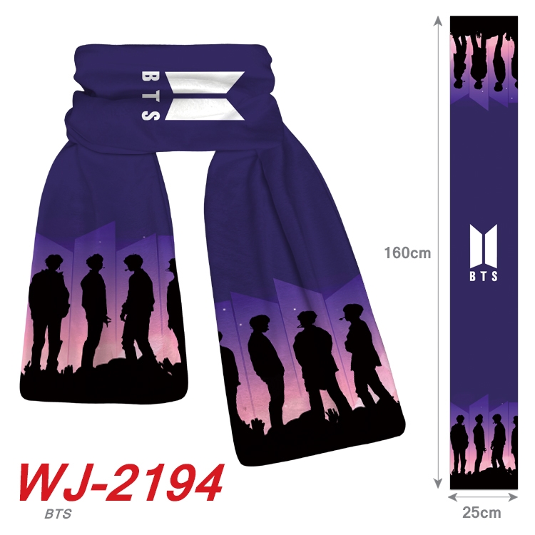 BTS Anime plush impression scarf  WJ-2194