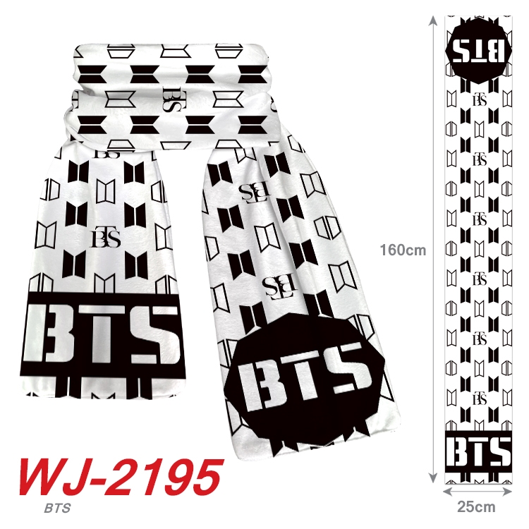 BTS Anime plush impression scarf    WJ-2195
