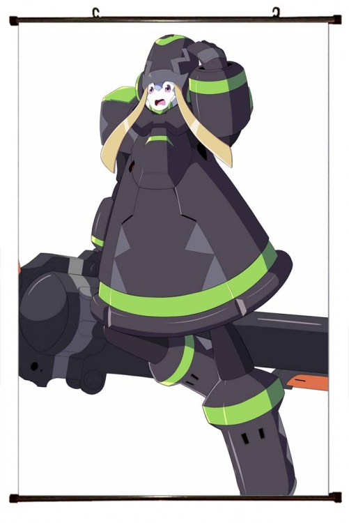 DARLING in the FRANX Anime black Plastic rod Cloth painting Wall Scroll 60X90CM  G2-56