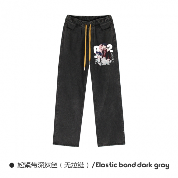 DARLING in the FRANX Elasticated No-Zip Denim Trousers from M to 3XL NZCK01-9