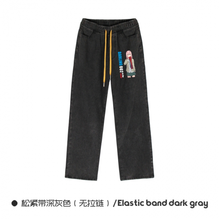 DARLING in the FRANX Elasticated No-Zip Denim Trousers from M to 3XL  NZCK01-10