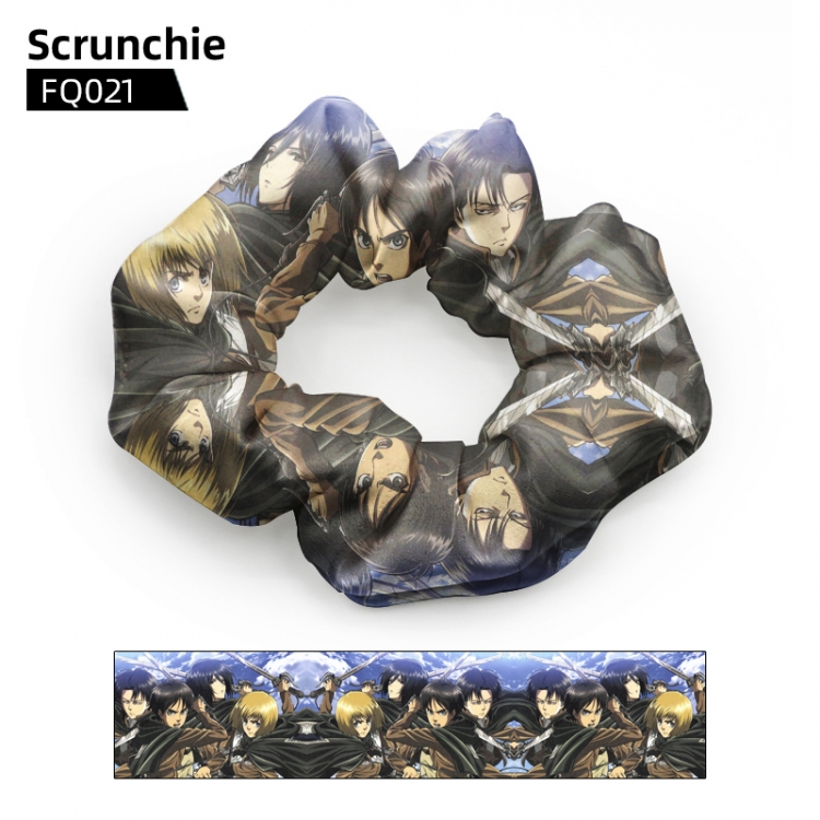 Shingeki no Kyojin Anime colorectal hair ring can be customized FQ021