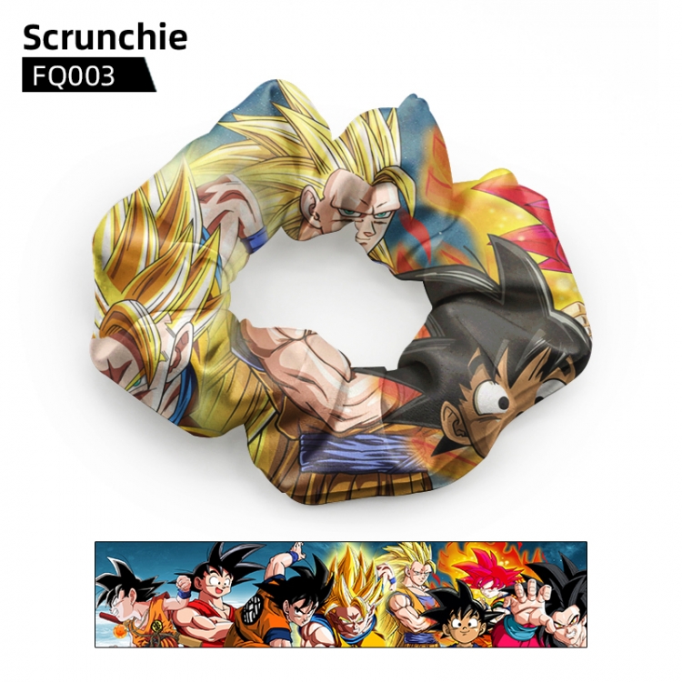 DRAGON BALL Anime colorectal hair ring can be customized FQ003