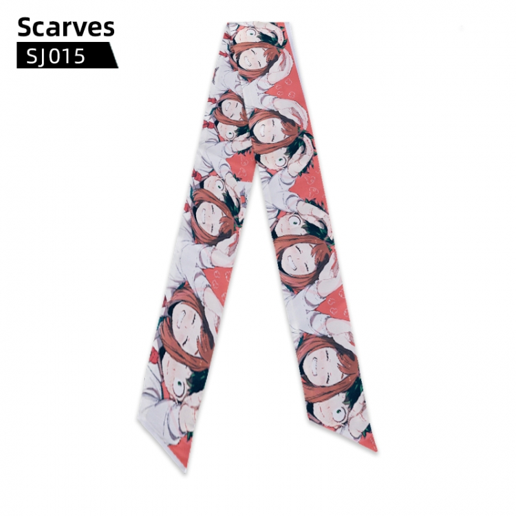 My Hero Academia Anime silk scarf long small scarf scarf streamer SJ015