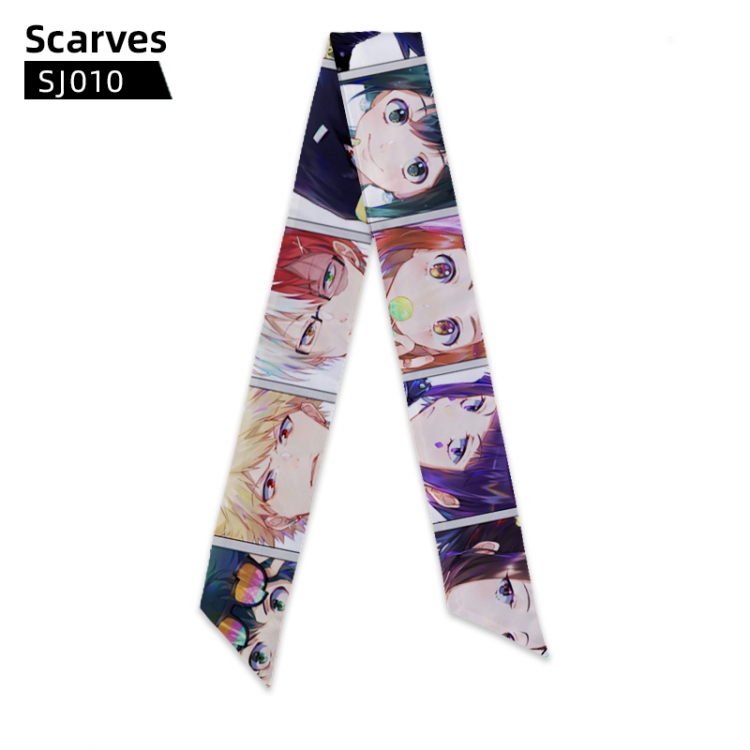 My Hero Academia Anime silk scarf long small scarf scarf streamer SJ010
