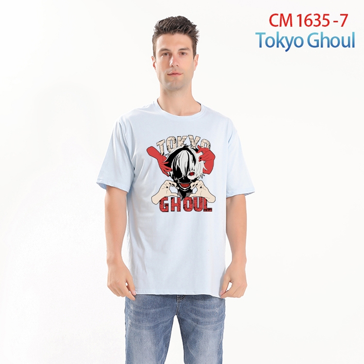Tokyo Ghoul Printed short-sleeved cotton T-shirt from S to 4XL CM-1635-7