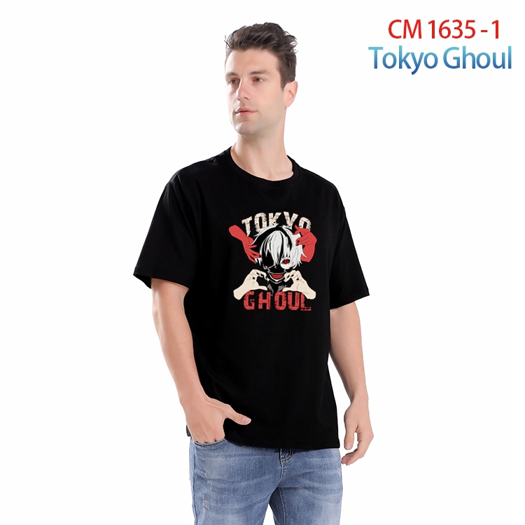 Tokyo Ghoul Printed short-sleeved cotton T-shirt from S to 4XL CM-1635-1