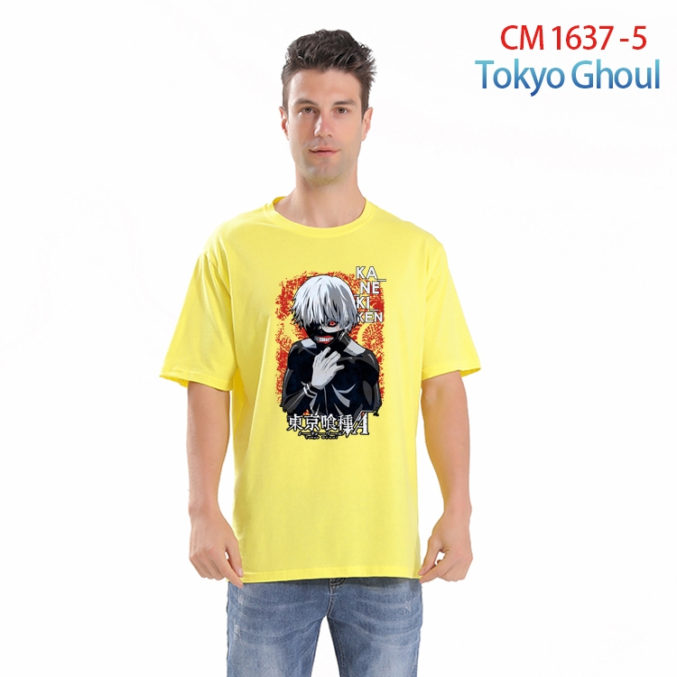 Tokyo Ghoul Printed short-sleeved cotton T-shirt from S to 4XL CM-1637-5