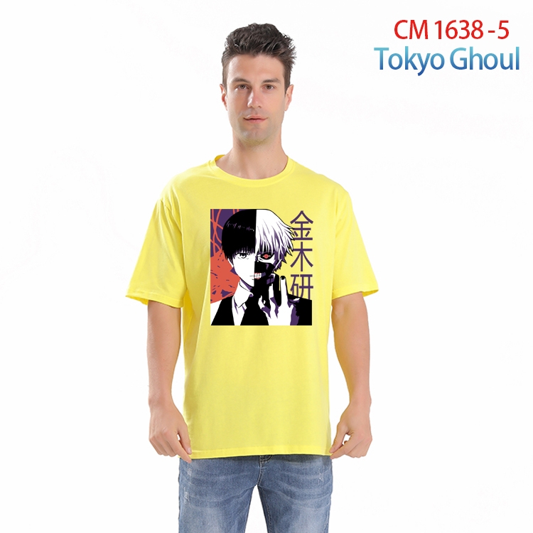 Tokyo Ghoul Printed short-sleeved cotton T-shirt from S to 4XL CM-1638-5