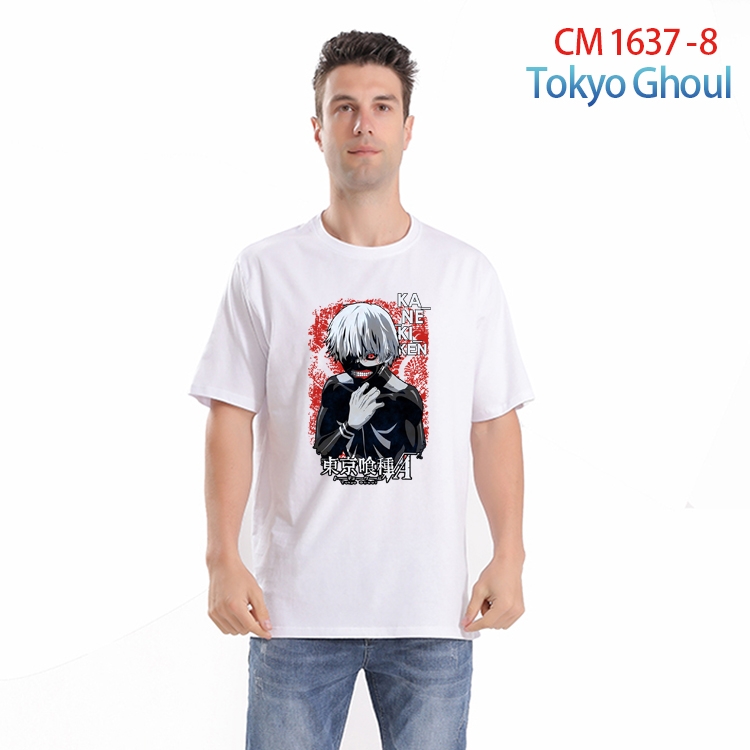 Tokyo Ghoul Printed short-sleeved cotton T-shirt from S to 4XL CM-1637-8