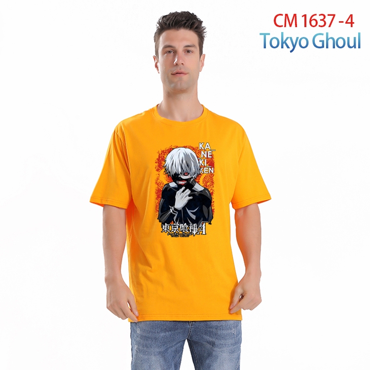 Tokyo Ghoul Printed short-sleeved cotton T-shirt from S to 4XL CM-1637-4