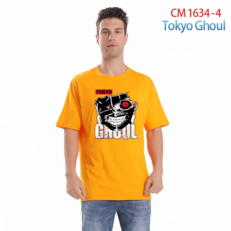 Tokyo Ghoul Printed short-sleeved cotton T-shirt from S to 4XL   CM-1634-4