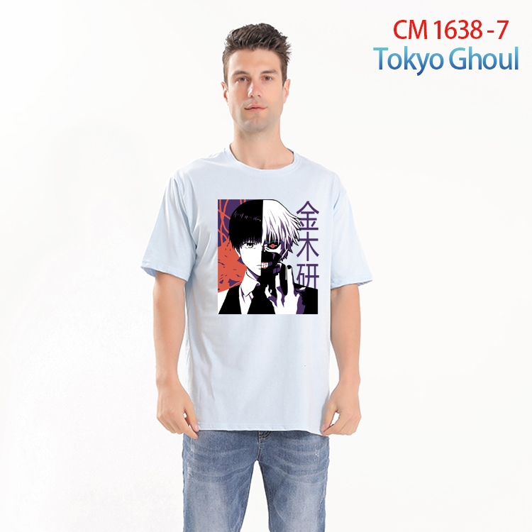 Tokyo Ghoul Printed short-sleeved cotton T-shirt from S to 4XL CM-1638-7