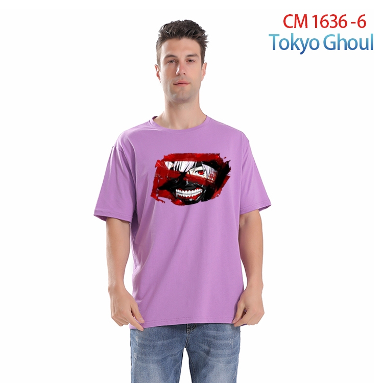 Tokyo Ghoul Printed short-sleeved cotton T-shirt from S to 4XL CM-1636-6
