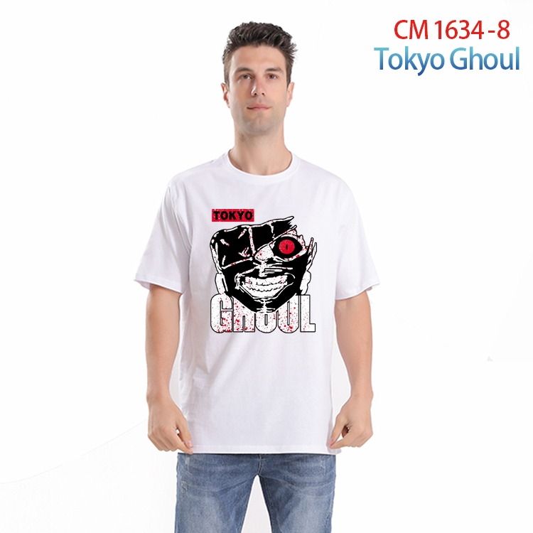 Tokyo Ghoul Printed short-sleeved cotton T-shirt from S to 4XL CM-1634-8