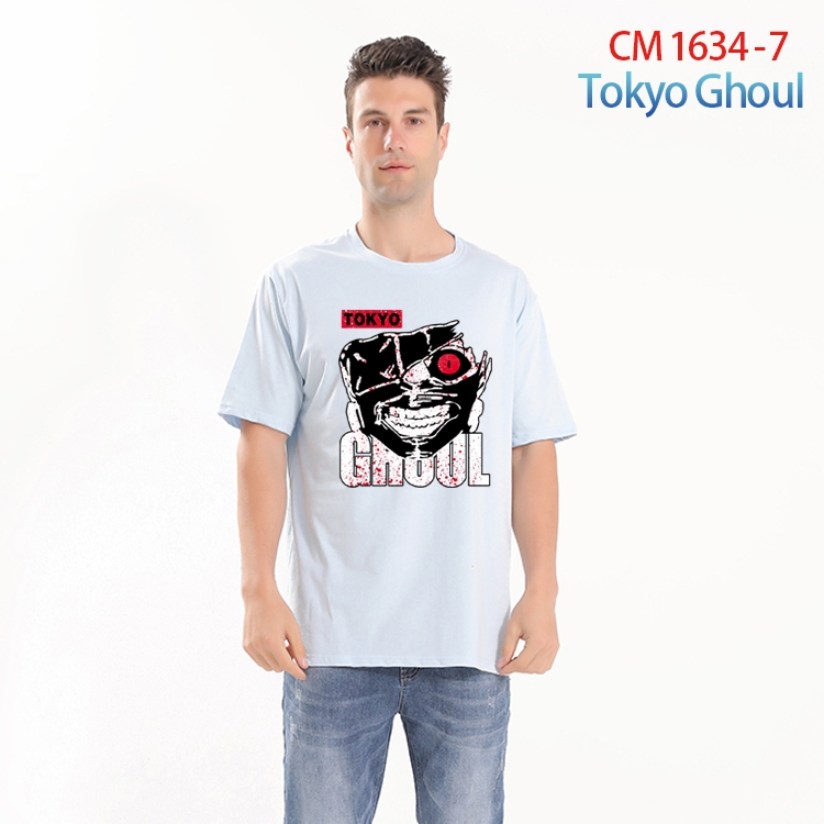 Tokyo Ghoul Printed short-sleeved cotton T-shirt from S to 4XL CM-1634-7