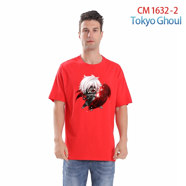 Tokyo Ghoul Printed short-sleeved cotton T-shirt from S to 4XL CM-1632-2