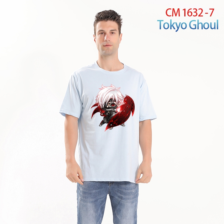 Tokyo Ghoul Printed short-sleeved cotton T-shirt from S to 4XL CM-1632-7