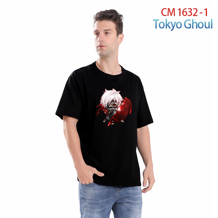Tokyo Ghoul Printed short-sleeved cotton T-shirt from S to 4XL CM-1632-1