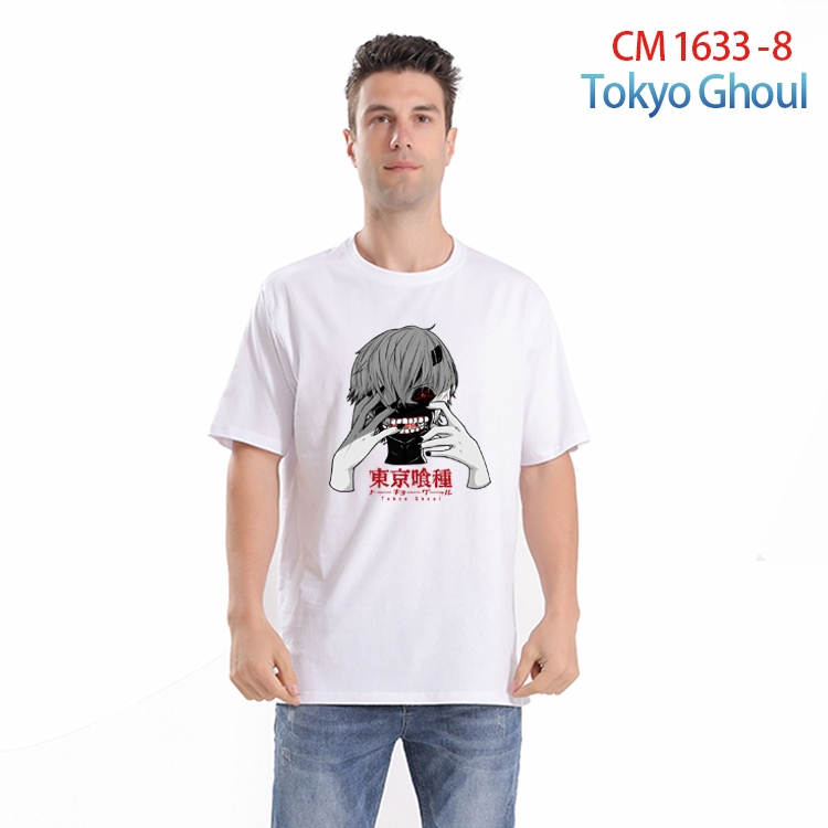 Tokyo Ghoul Printed short-sleeved cotton T-shirt from S to 4XL CM-1633-8