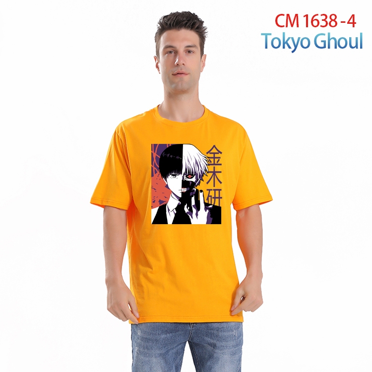 Tokyo Ghoul Printed short-sleeved cotton T-shirt from S to 4XL   CM-1638-4