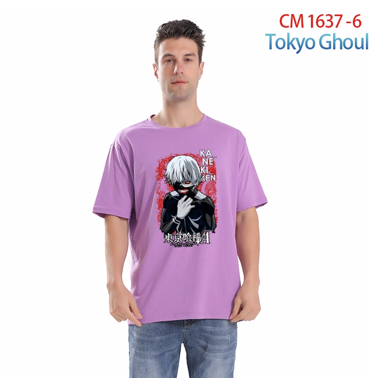 Tokyo Ghoul Printed short-sleeved cotton T-shirt from S to 4XL CM-1637-6