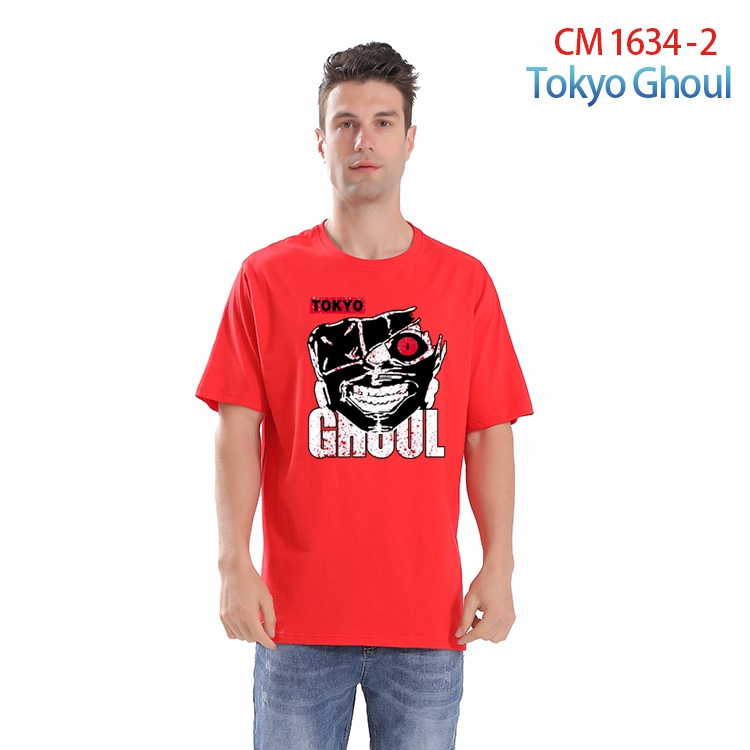 Tokyo Ghoul Printed short-sleeved cotton T-shirt from S to 4XL CM-1634-2
