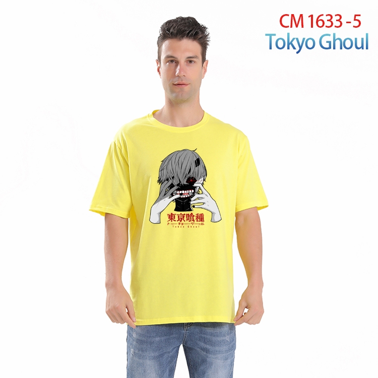 Tokyo Ghoul Printed short-sleeved cotton T-shirt from S to 4XL  CM-1633-5