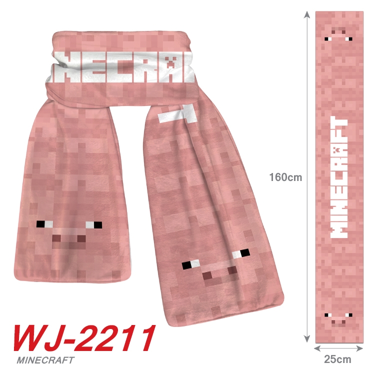 Minecraft Anime Plush Impression Scarf  WJ-2211