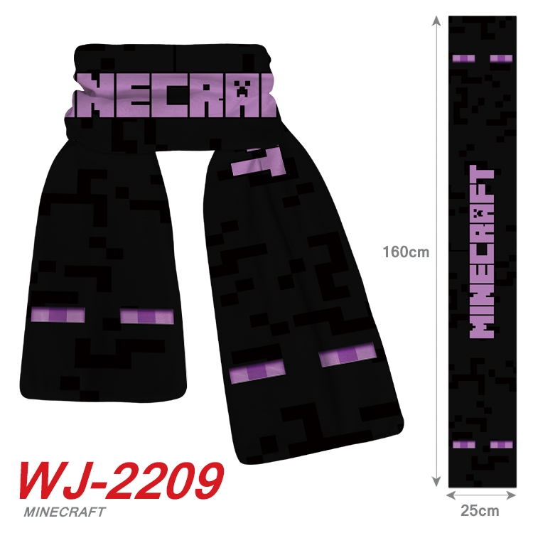 Minecraft Anime Plush Impression Scarf  WJ-2209