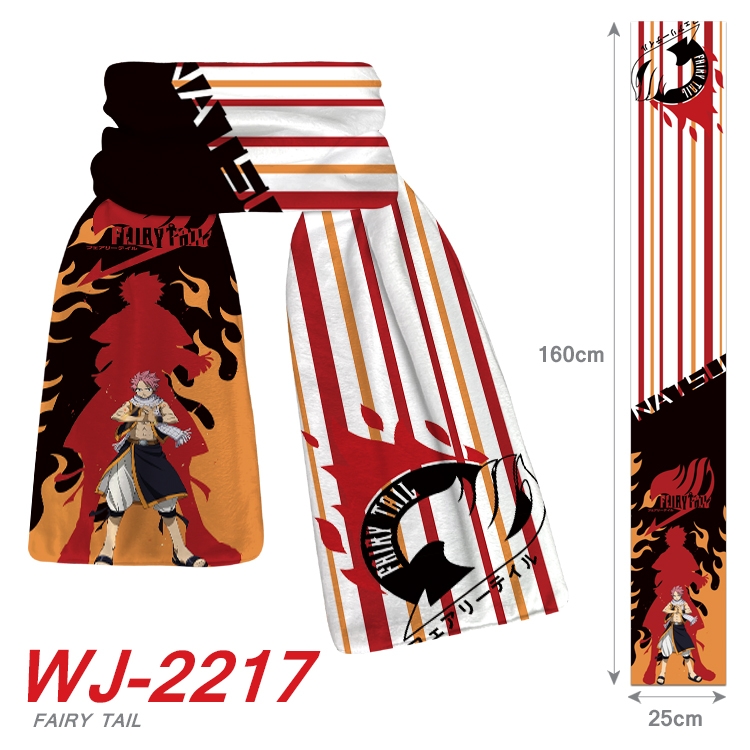 Fairy tail Anime Plush Impression Scarf  WJ-2217