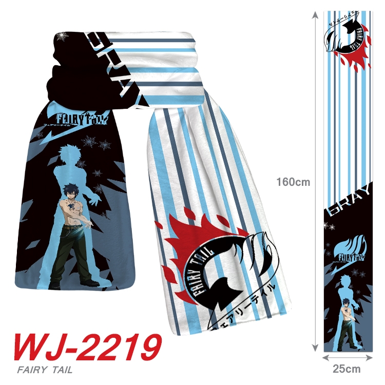 Fairy tail Anime Plush Impression Scarf  WJ-2219