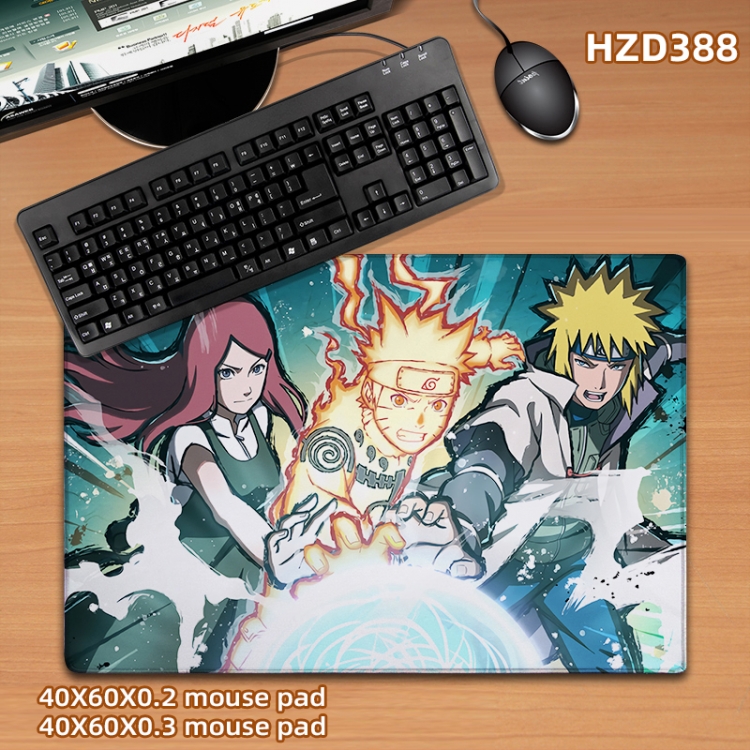 Naruto  Anime desk mat 40X60cm support custom drawing   HZD388