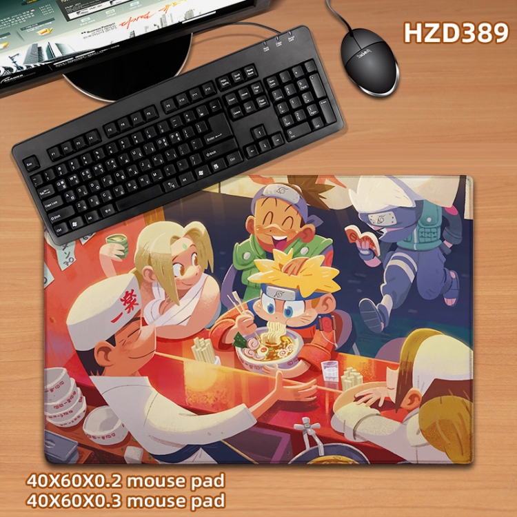 Naruto Anime desk mat 40X60cm support custom drawing HZD389  