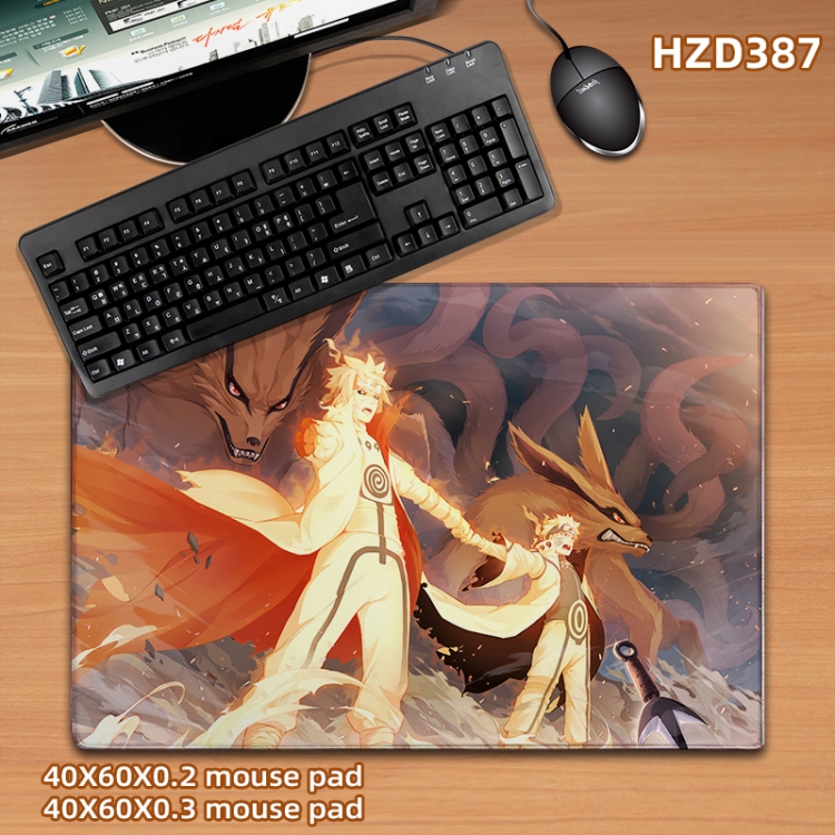 Naruto  Anime desk mat 40X60cm support custom drawing HZD387