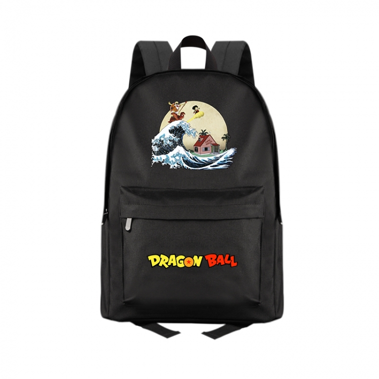 DRAGON BALL Anime Print Zipper Canvas Multifunctional Storage Bag Backpack 41X29X16cm