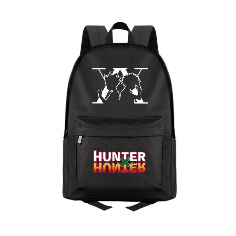 HunterXHunter Anime Print Zipper Canvas Multifunctional Storage Bag Backpack 41X29X16cm