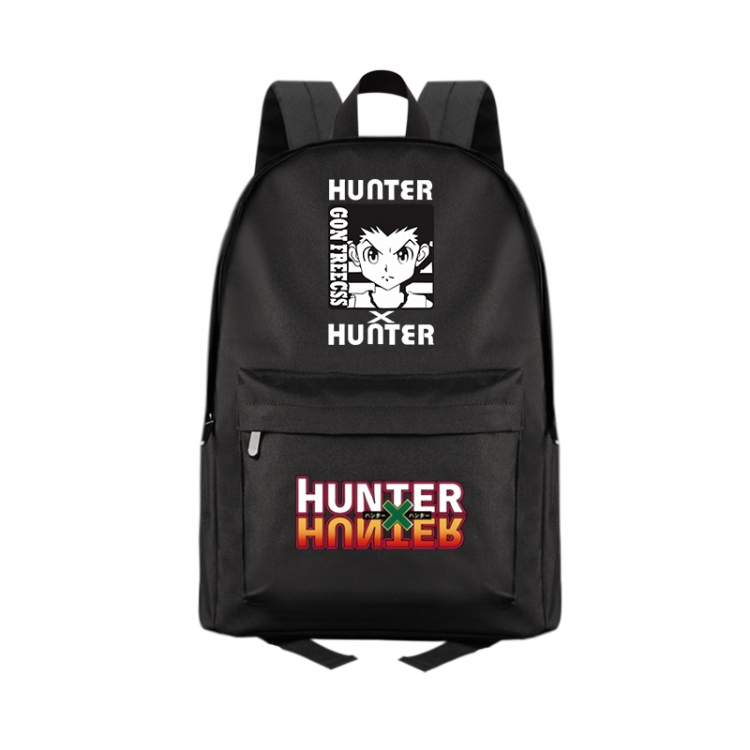 HunterXHunter Anime Print Zipper Canvas Multifunctional Storage Bag Backpack 41X29X16cm